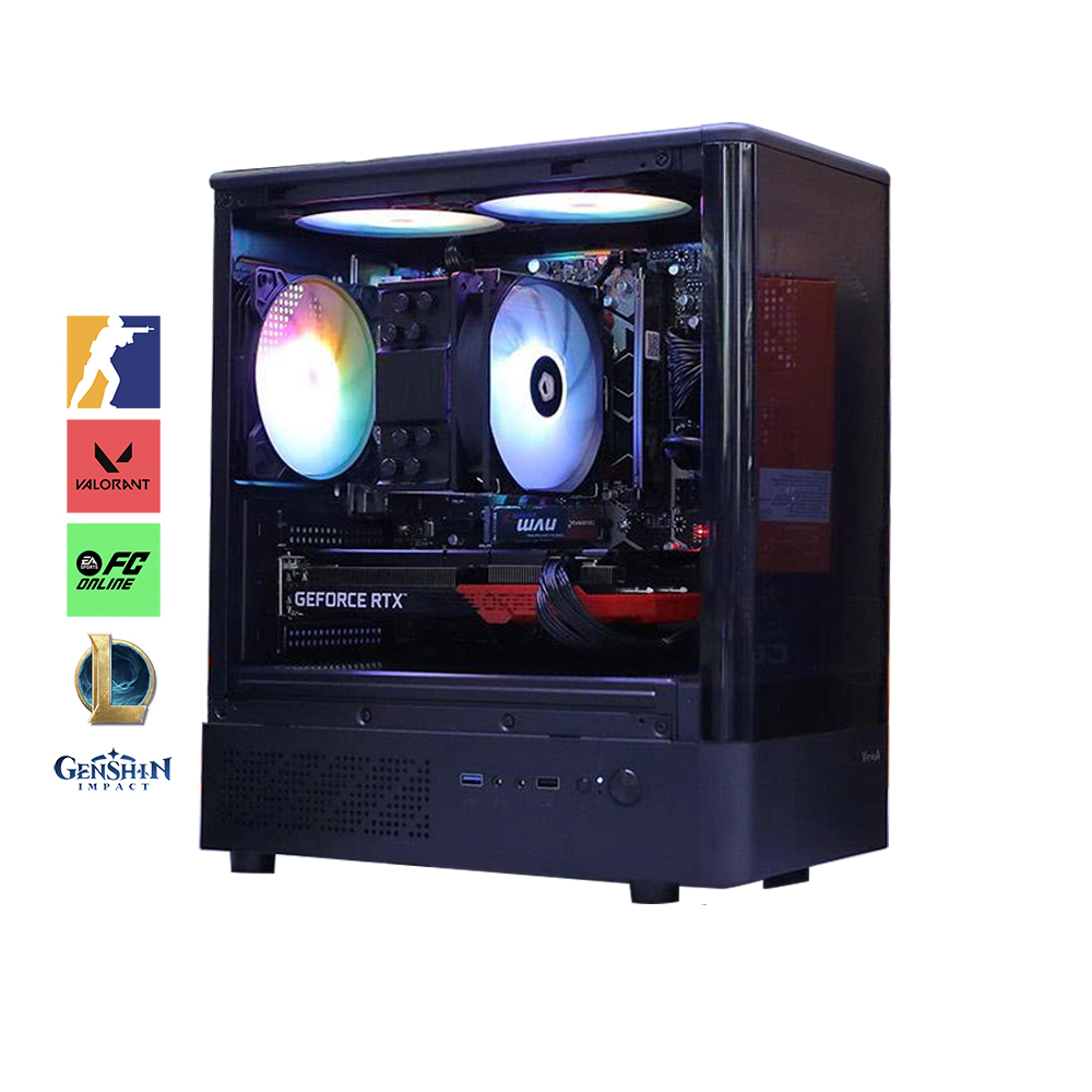 Bộ PC Gaming Ryzen 5 7500F, RAM 16GB, RTX 3060 12GB [TẶNG MÀN HÌNH]