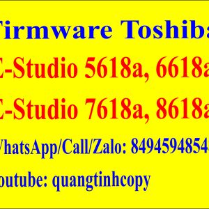 Firmware Toshiba e-STUDIO 5618A, 6618A, 7618A, 8618A