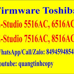 Firmware Toshiba Estudio 5516ac, 6516ac, 7516ac, 8516ac